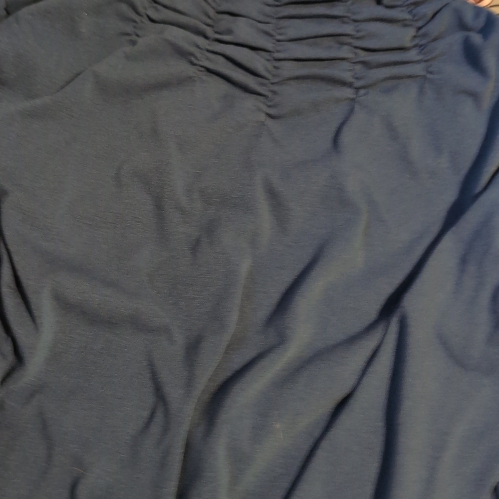 Elegant Navy Long Sleeve Top